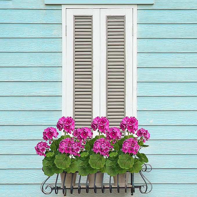 FOREST PRINCE 18" Artificial Geraniums - Image 6