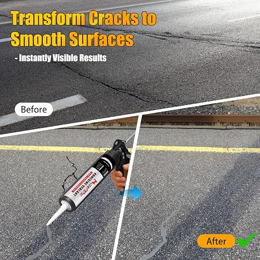 Cement Crack Filler, Concrete Crack Repair Sealant, Flexible Self-Leveling - Image 4