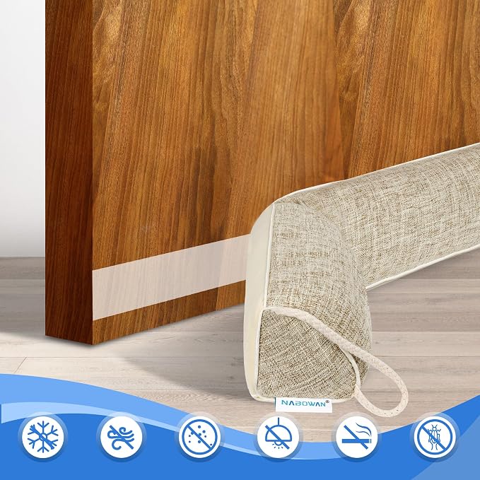 NABOWAN 32" Weighted Under Door Draft Stopper -Triangular Door Draft Blocker - Image 5