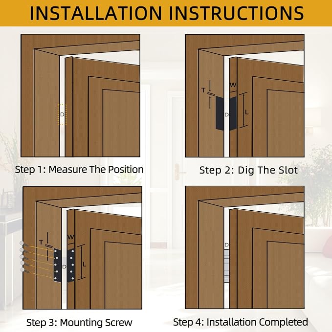 5 inch X 5 inch Hinges Heavy Duty Door Hinges up to 220 lbs - Image 8