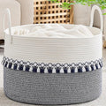 KAKAMAY Large Blanket Basket by KAKAMAY