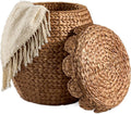 Best Choice Products Scalloped Multipurpose Hyacinth Storage Basket, Plant Décor by Unknown