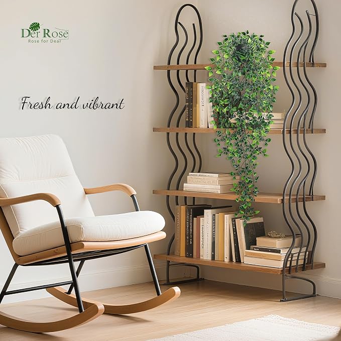 Der Rose 34" Artificial Mandala Vine Hanging Plant - Image 6