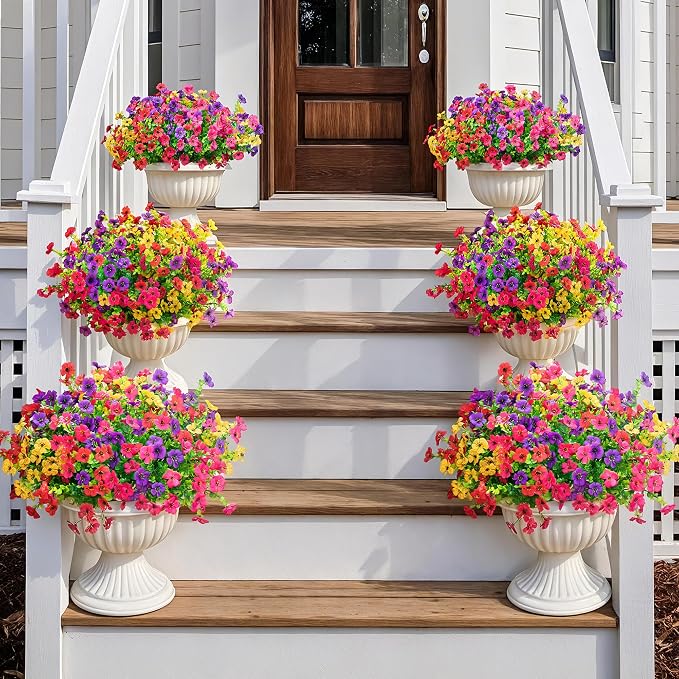 16 Bundles Artificial Fake Flowers Plants - Image 9