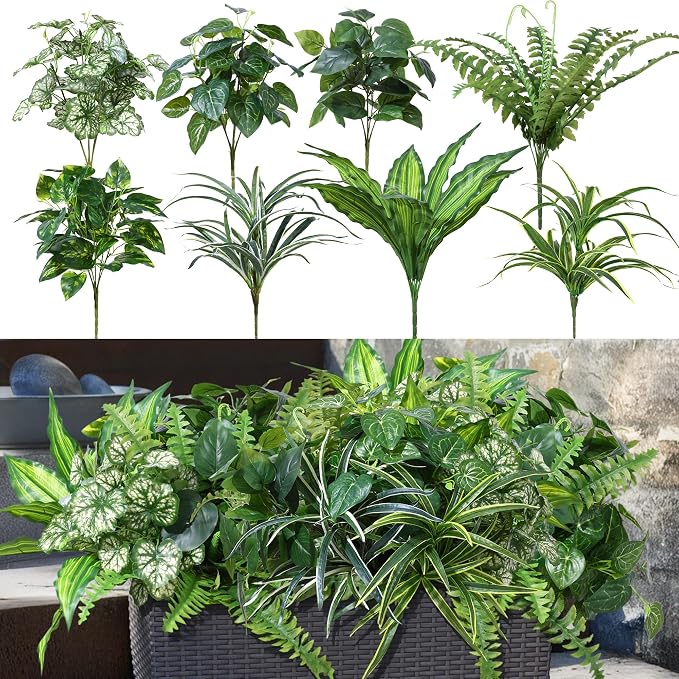 Starttag Artificial Bunches Greenery Plants Fake Plastic Leaves - Image 6