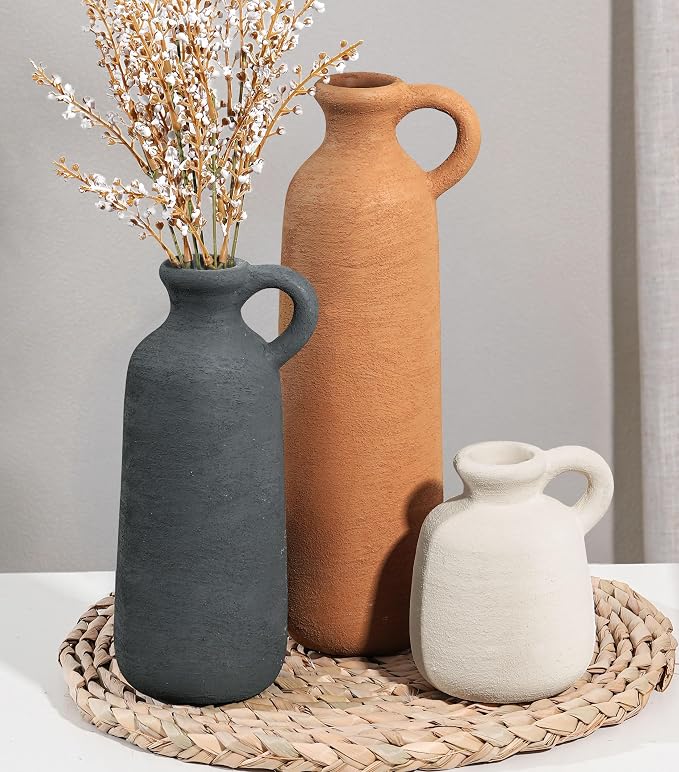 Ceramic Vase Set, Decorative Vases by dreamloom