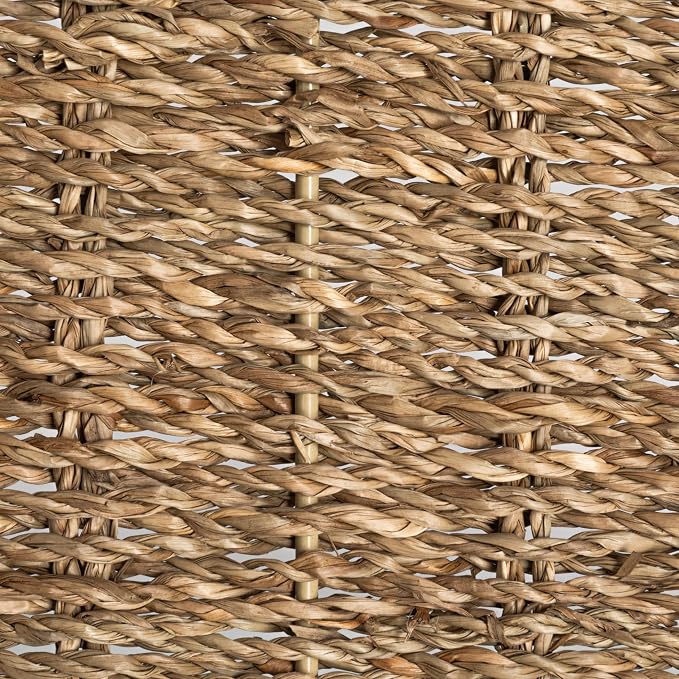Household Essentials Round Handwoven Seagrass Tray - Image 3