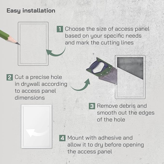 Vent Systems Access Panel for Drywall 16 x 24 Inch - Image 4