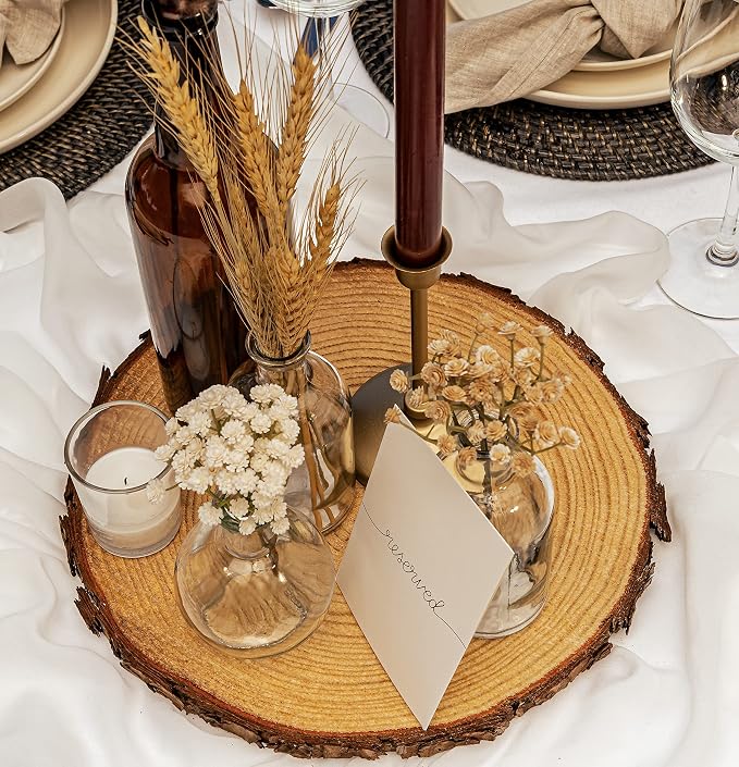 Set of 13-14 inch Wood Slices for centerpieces! Wood Slice centerpieces - Image 4
