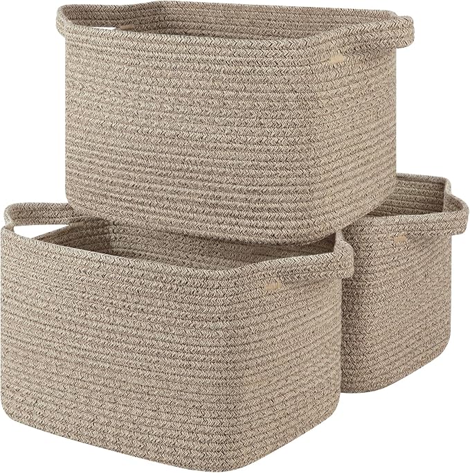 OIASKET Storage Basket for Organizing, Woven Baskets for Storage, Rectangle by OIASKET
