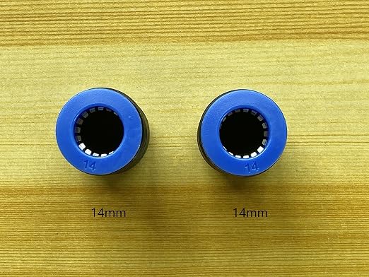 zjxed 14mm OD x 14mm OD Pneumatic quick Connector Push to Connect fittings - Image 2
