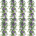 TOCHGREEN 4 Pack Artificial Eucalyptus Flower Garland by TOCHGREEN