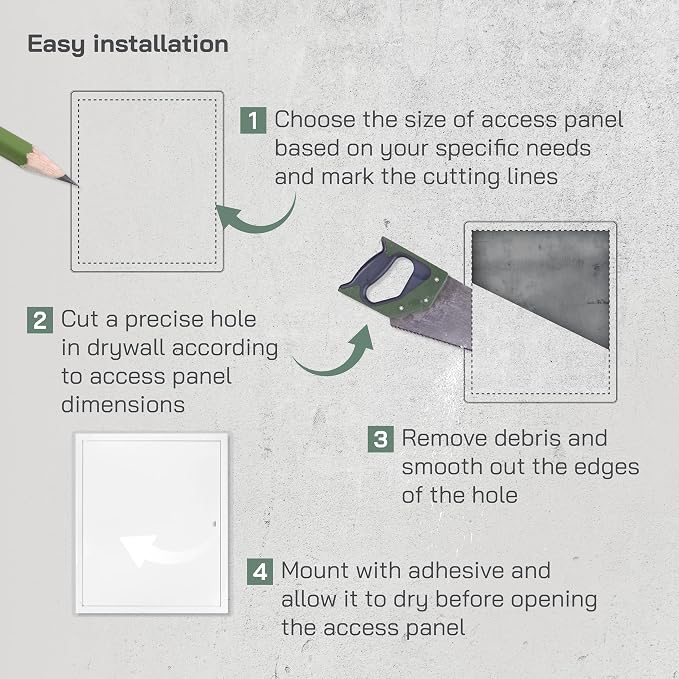 Vent Systems Access Panel for Drywall 20 x 24 Inch - Image 4