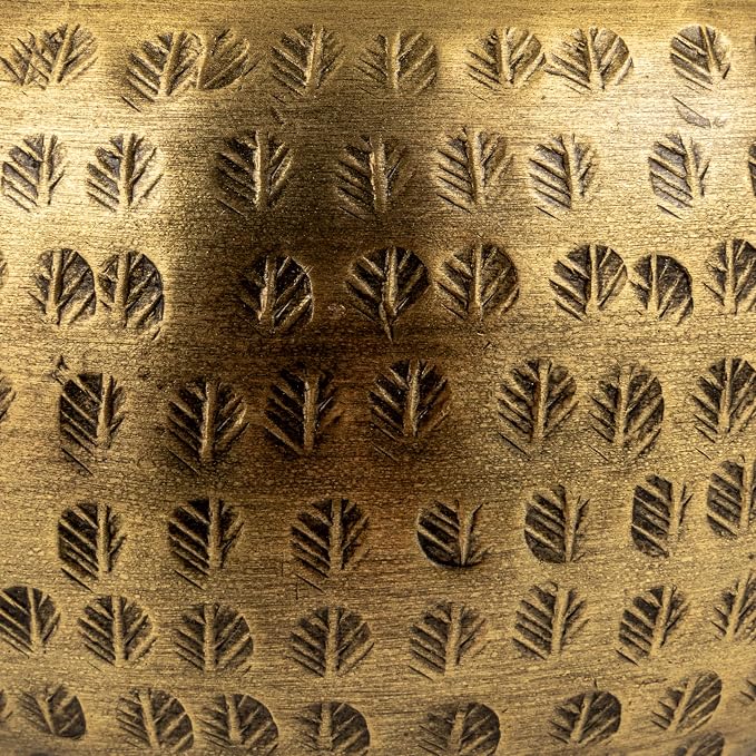 Creative Co-Op Round Hammered Metal Container - Image 7