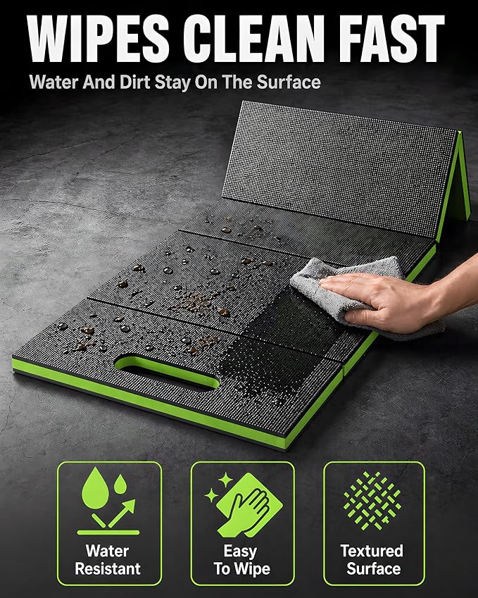 Mechanic Mat, 47.2 x 15.7 x 1 Inch Foldable Mechanic Kneeling Pad - Image 8
