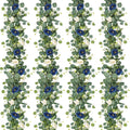 TOCHGREEN 4 Pack Artificial Eucalyptus Flower Garland by TOCHGREEN