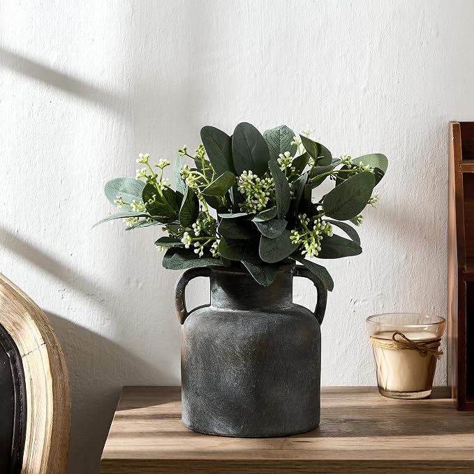 Emotionally Grounded Vase, Vaseking Ceramic Rustic Vase - Image 4