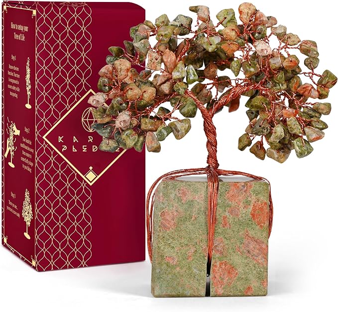Chakra Tree of Life for Unique Gifts for Mom, Home and Office Decor, Handmade by KARMAPLEDGE