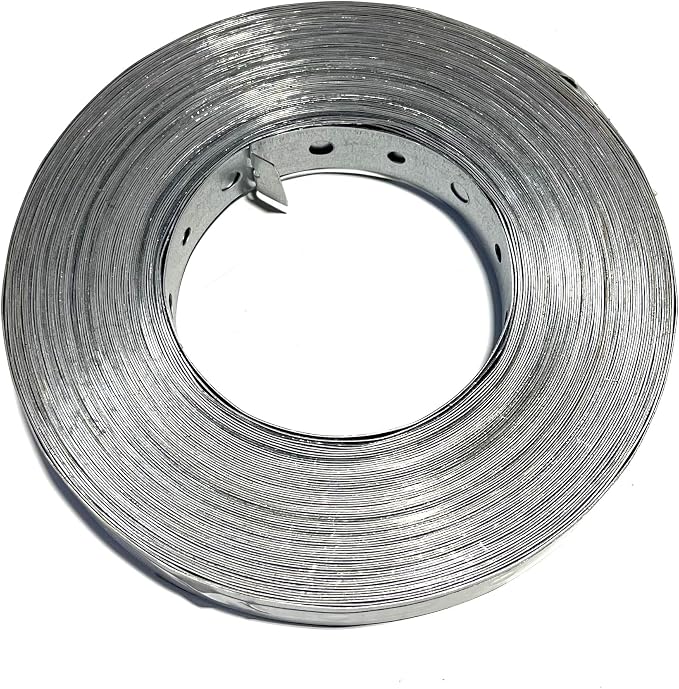 Galvanized Steel Hanger Strap, 26 Gauge 3/4" x 85 ft by KumpelAire