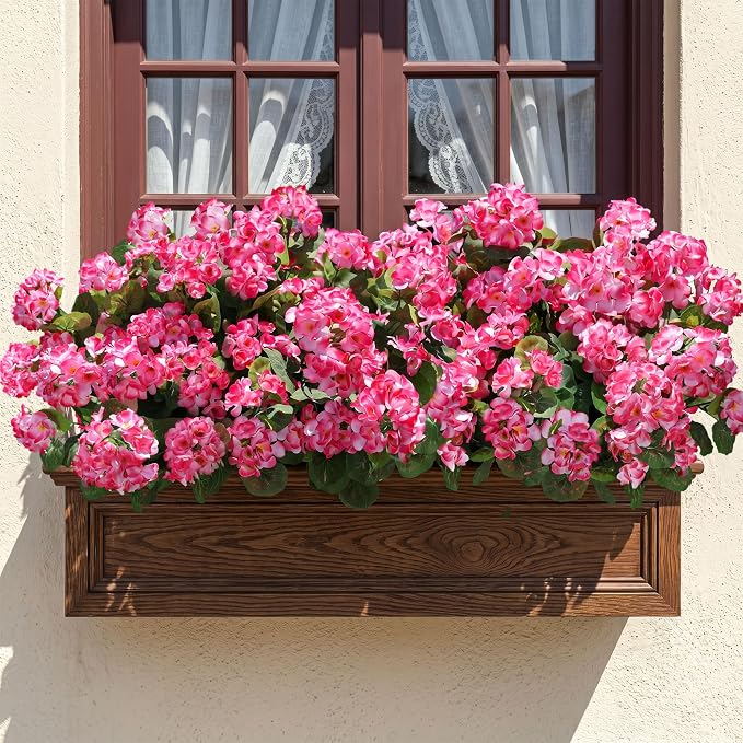 Artificial Geranium Fake Flowers - Image 3