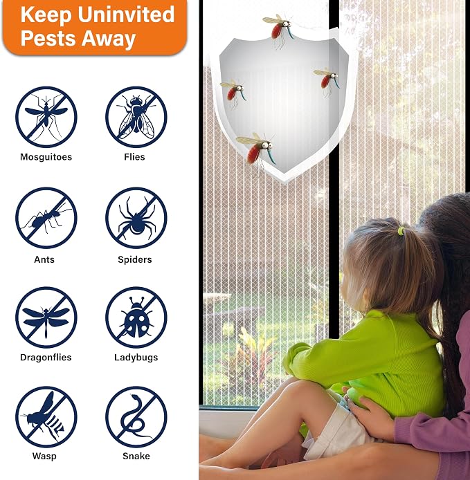 Magnetic Screen Door, Door Screen Magnetic Closure-Keeps Bugs Out Let Breeze in - Image 6