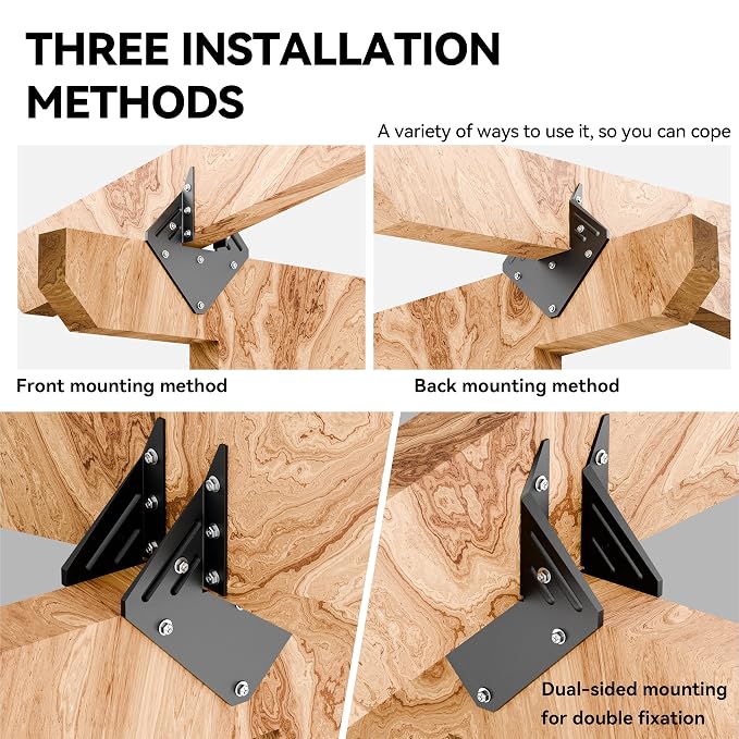 10 PCS Heavy Duty Black Hurricane Ties - Image 4