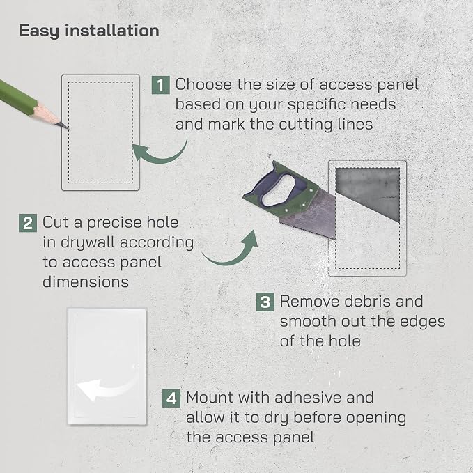 Vent Systems Access Panel for Drywall 10 x 16 Inch - Image 4