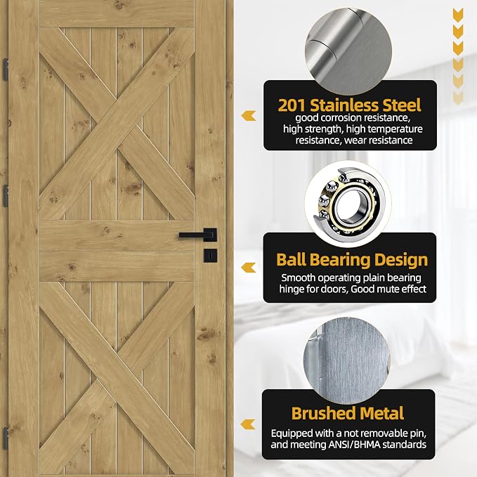 4.5 inch X 4.5 inch Heavy Duty Commercial Door Hinge | - Image 4