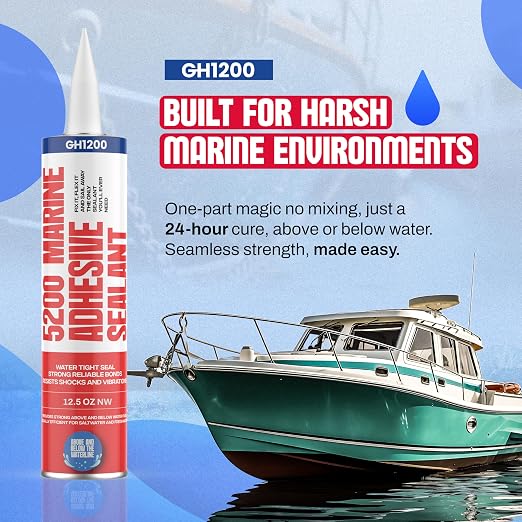 5200 Marine Sealant White - Image 9