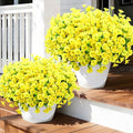 24 Bundles Artificial Flowers for Outdoors Faux Plants Outdoor, UV Resistant by Waipfaru