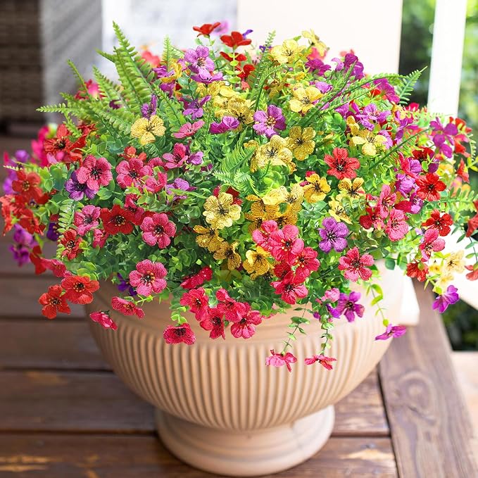 Artificial Faux Outdoor Flowers Plants - Image 5
