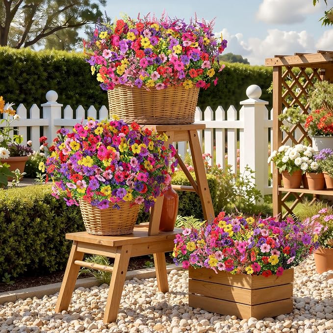 SHareconn 48 Bundles Artificial Flowers - Image 5