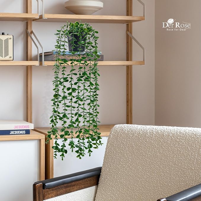Der Rose 24.8" Fake Eucalyptus Hanging Plant - Image 6