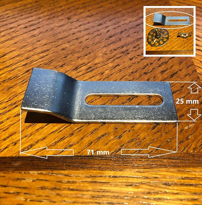 Sink Clips, Undermount Sink Brackets, Bathroom Kitchen Ceramic Stainless Steel - Image 9