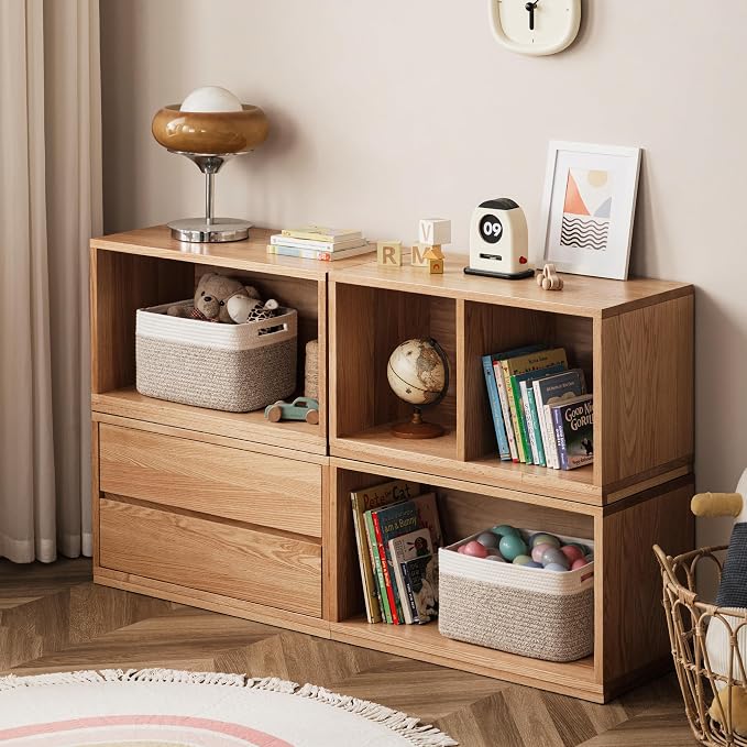 4 Pack Storage Baskets for Organizing, Woven Baskets for Shelves - Image 6