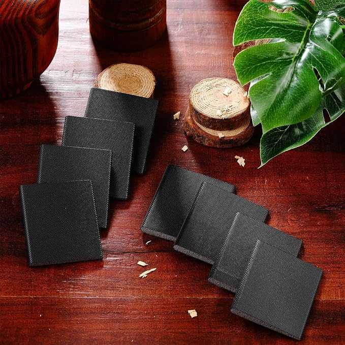 Zonon 8 Pcs Door Corner Seals Foam Traditional Black | Self-adhesive Backing - Image 6