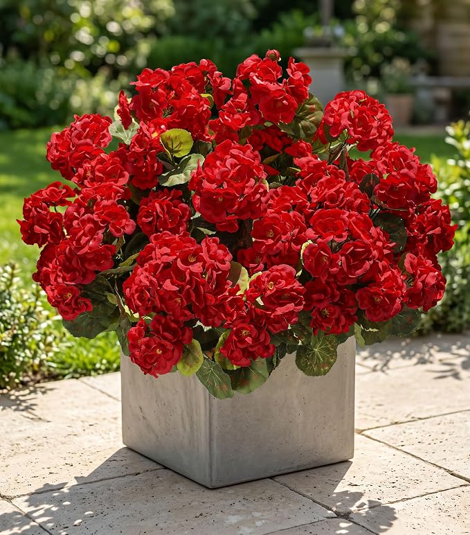 Artificial Geraniums Fake Flowers by HyeFloraartificialflowers