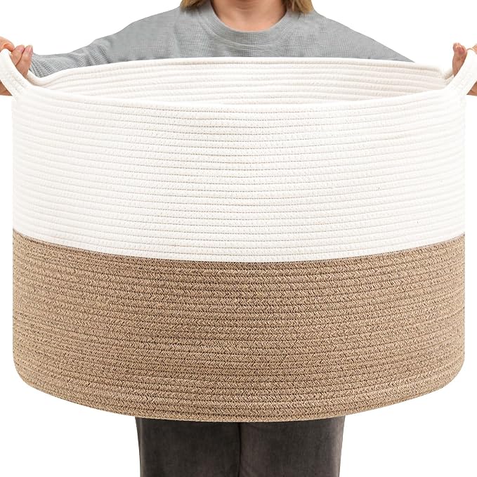 Foldable Laundry Hamper Basket by BEVOVBE