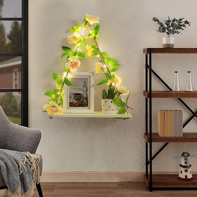 Floating Shelves for Wall, Hanging Shelves, Room Decor, Wall Decor, Boho Decor - Image 4