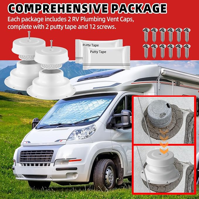 Aluminum RV Roof Vent Cover Kit - Image 6