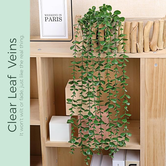 Der Rose 24.8" Fake Eucalyptus Hanging Plant - Image 5