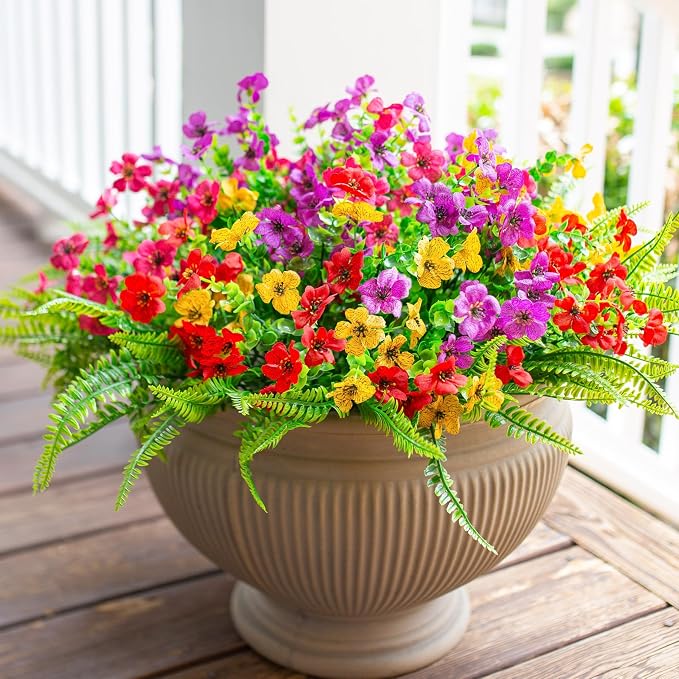 Artificial Faux Outdoor Flowers Plants - Image 7