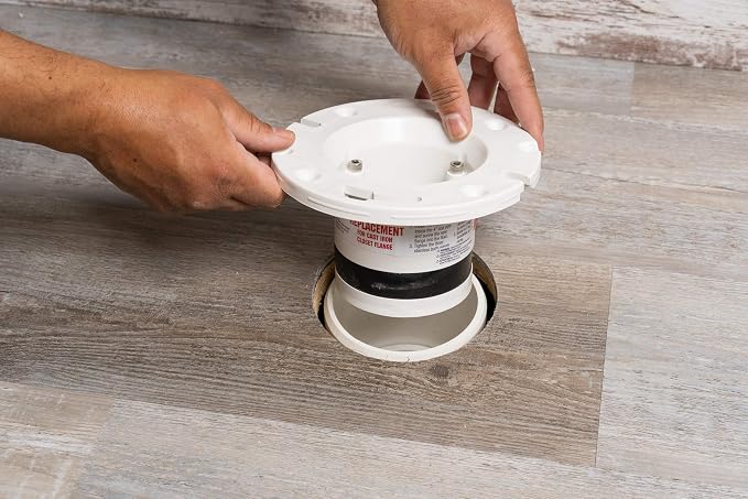 Oatey 4 In. Schedule 40 DWV Replacement PVC Closet Flange - Image 4