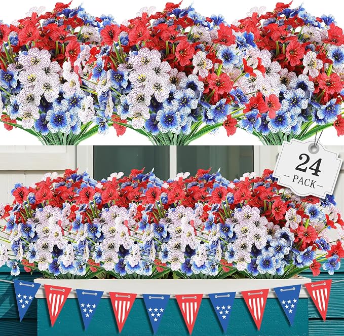 AGIRL Artificial Flowers Outdoor Fake Plants by AGIRL