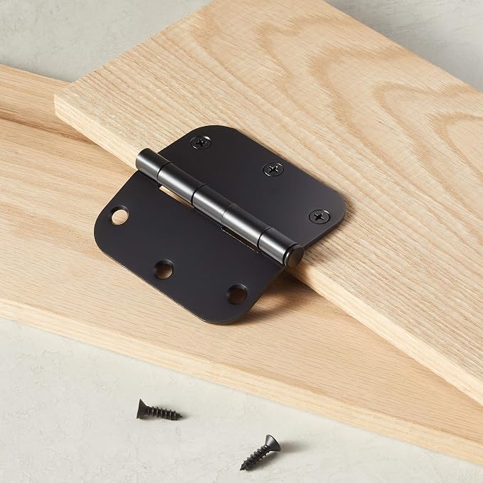 Amazon Basics Sturdy Rounded 5/8 Radius Interior Door Hinges - Image 6
