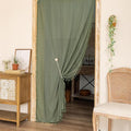 Sutuo Home Olive Green Boho Doorway Curtains by SutuoHome