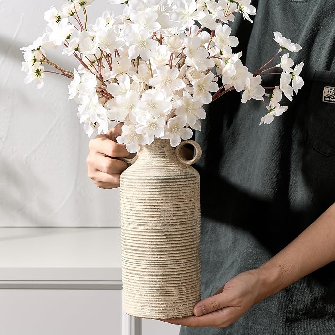 Vaseking Ceramic Rustic Vase - Image 5