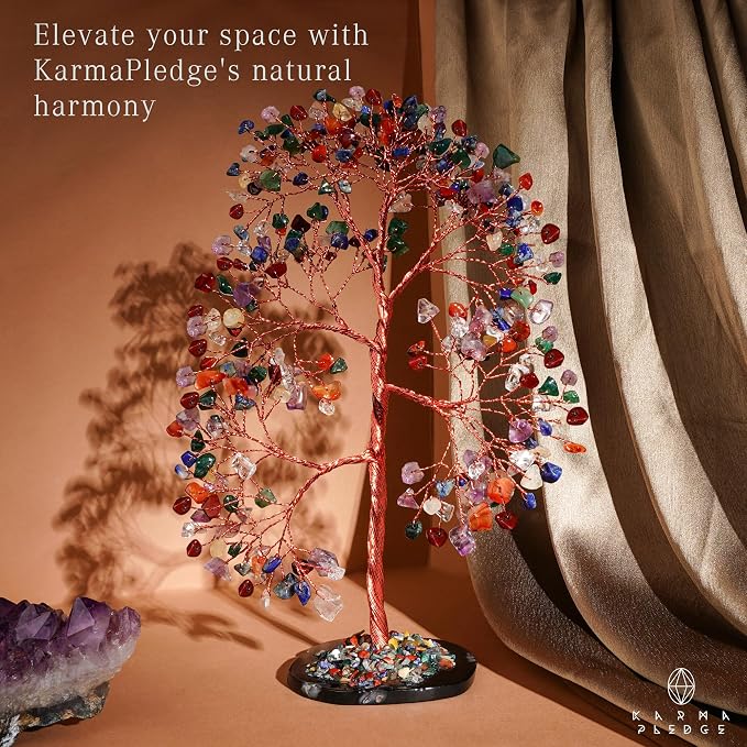 7 Chakra Crystal Tree of Life Birthday Gifts - Image 4