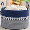 KAKAMAY Large Blanket Basket by KAKAMAY