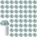 AVIVIHO 65pcs Fake Flowers Sage Green Hydrangea Artificial Flowers Bulk Silk by Aviviho
